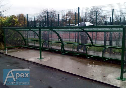 Junior Alpha Bike Shelter - ideal for Junior Schools